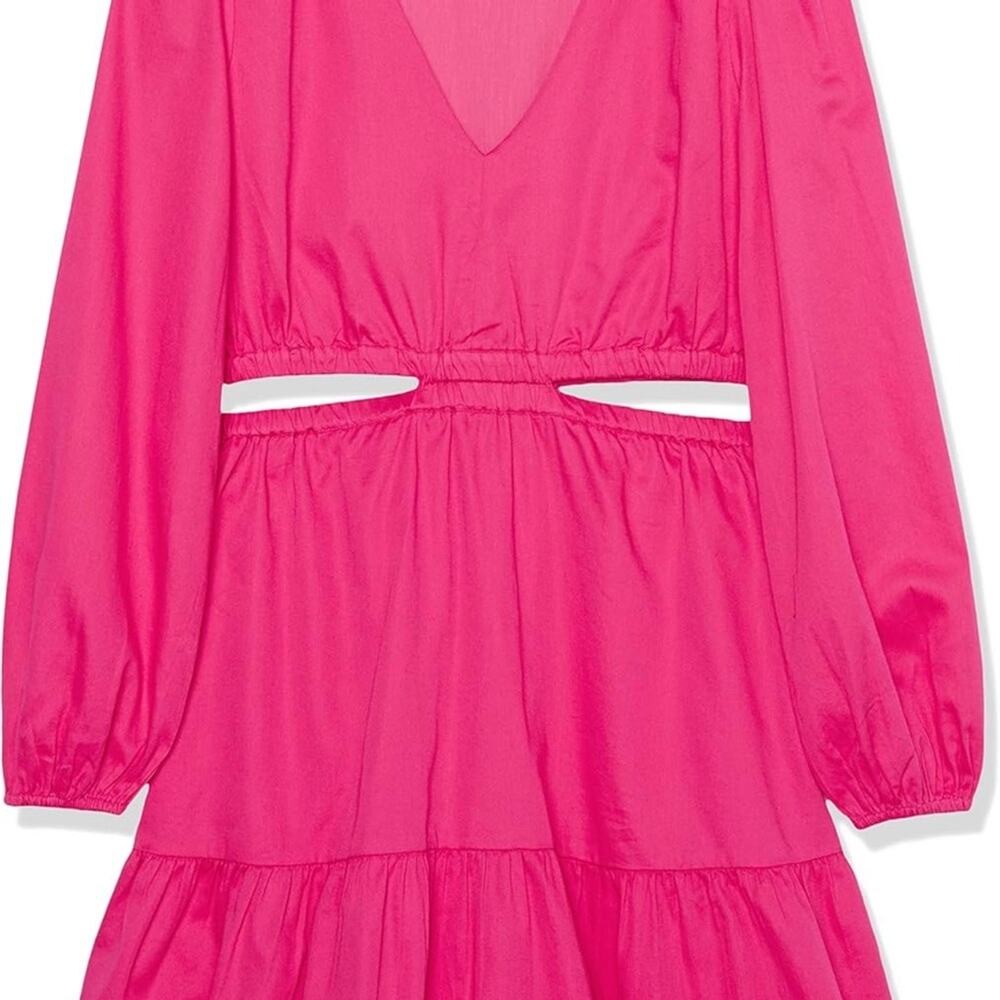 The Drop Women's Sita Short Cut Out Cotton Sateen Dress